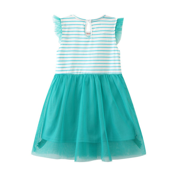 Parrot & Tulle Design Summer Dress