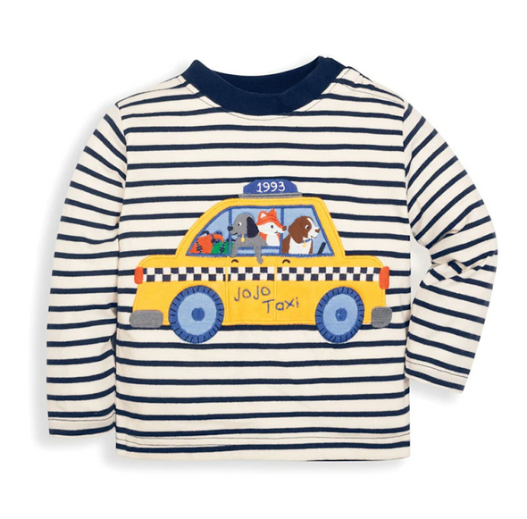 Yellow Taxi Design Long-sleeve Tee