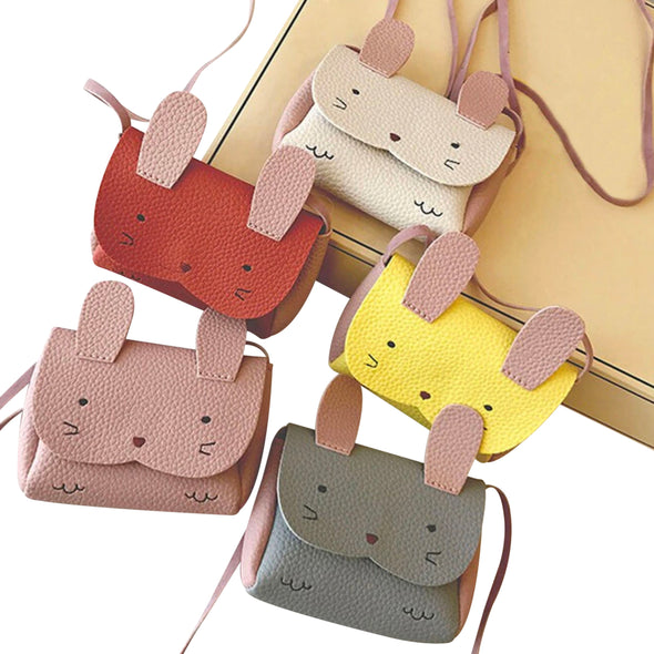 Cute Bunny Ears Small Messenger Coin Purse