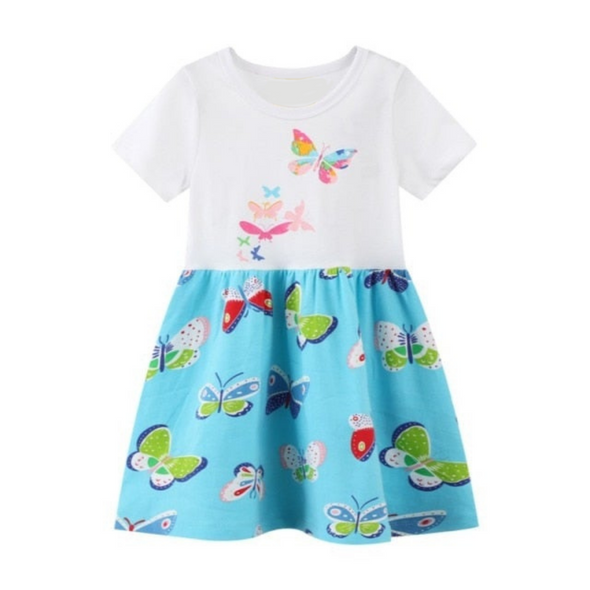 Butterfly Design Summer Dress