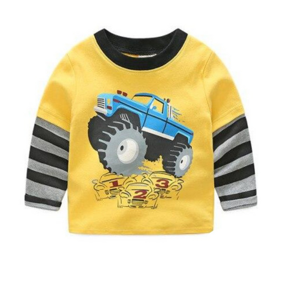 Monster Truck Design Long-sleeve Tee