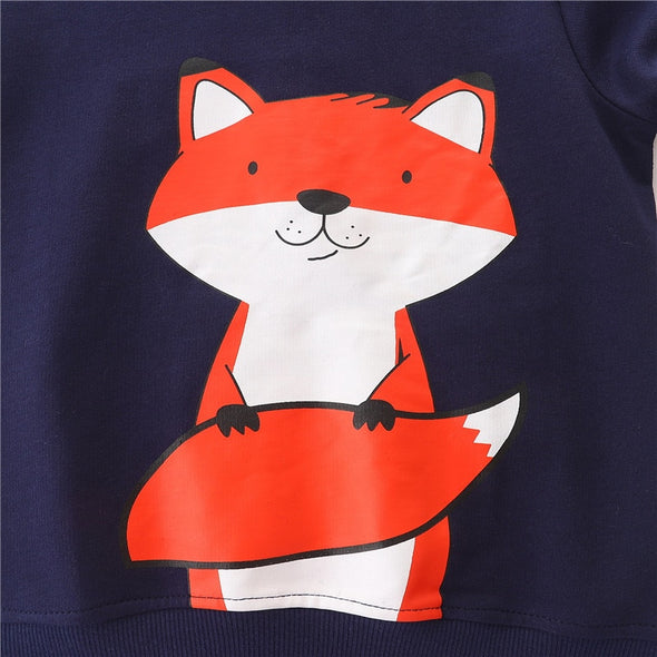 Fox Design Pullover Sweater