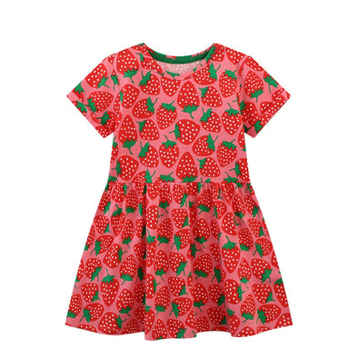 Strawberry Design Summer Dress