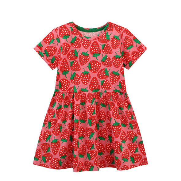 Strawberry Design Summer Dress