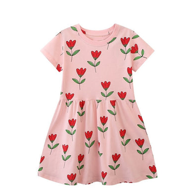 Flower Design Summer Dress