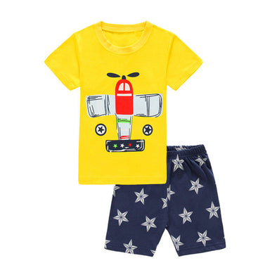 Aeroplane Tee & Shorts Set