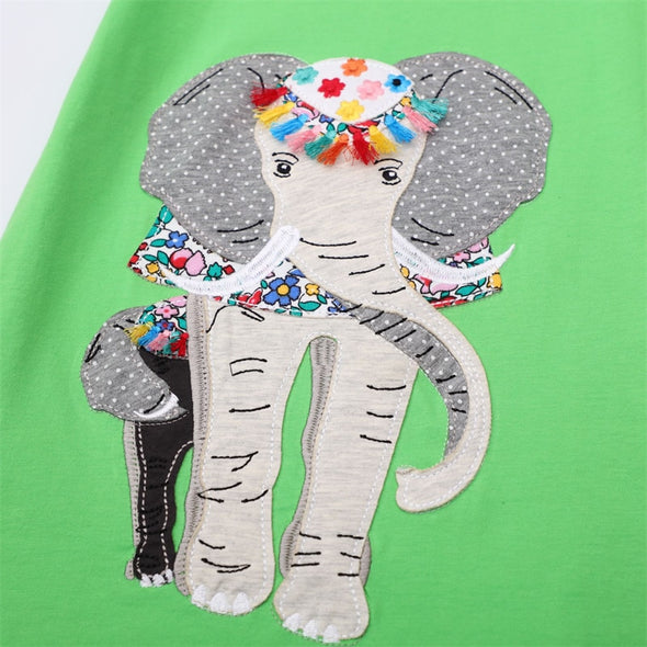 Elephant Design Summer Dress