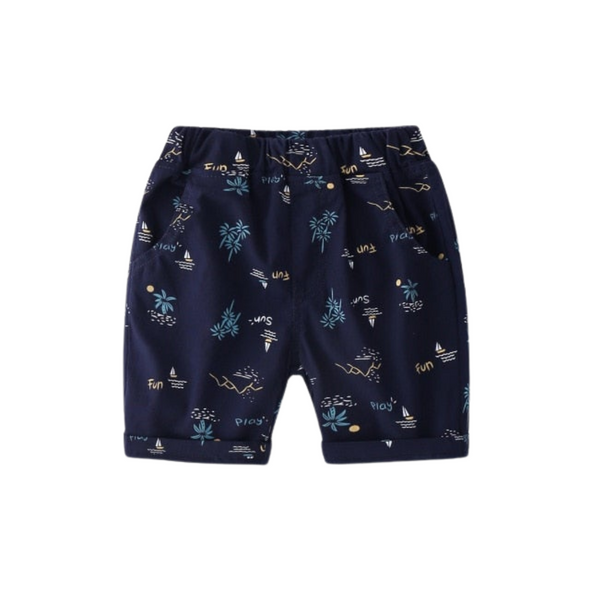 Printed Chino¬†Pull-on Shorts