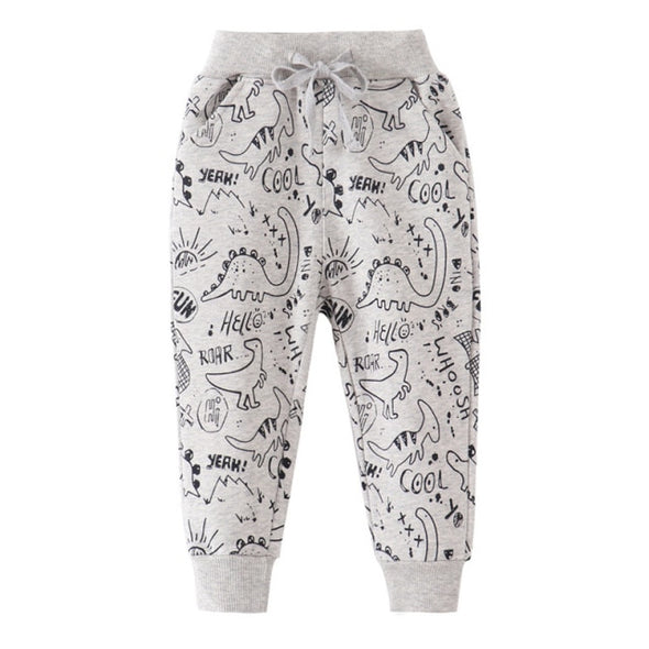 Dinosaur Design Sweatpants