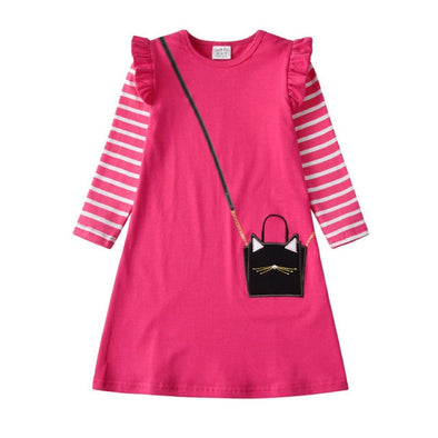 Handbag Design Long-sleeve Dress