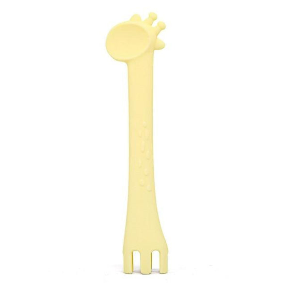 All in One Silicone Teething Toy & Feeding Fork