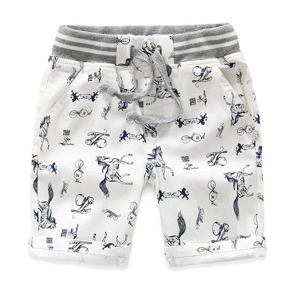 Printed Chino Pull-on Shorts