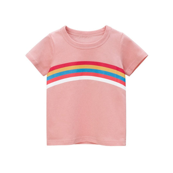 Rainbow Print Tee