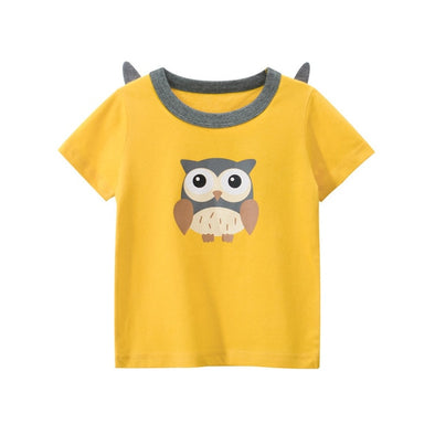 Fun Owl Print Summer Tee