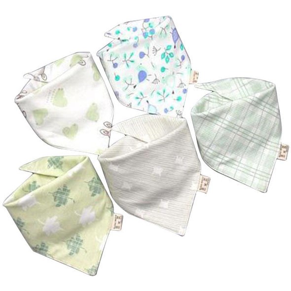 Cotton Triangle Bandana Drool Bibs