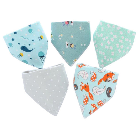 Cotton Triangle Bandana Drool Bibs