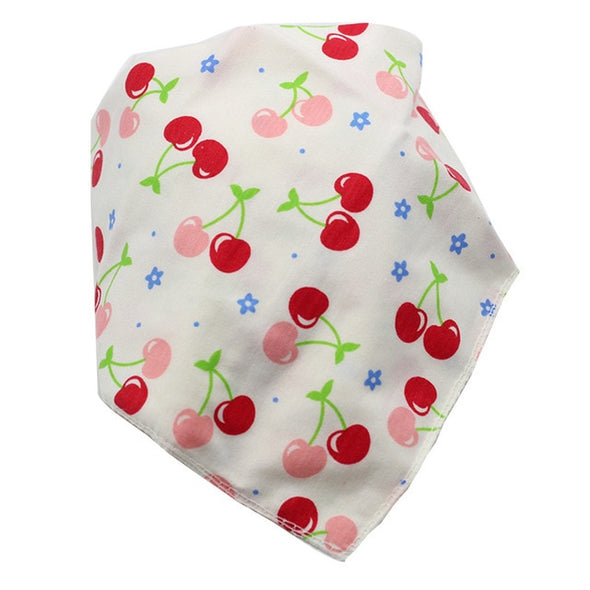 Cartoon Cotton Triangle Bandana Bib