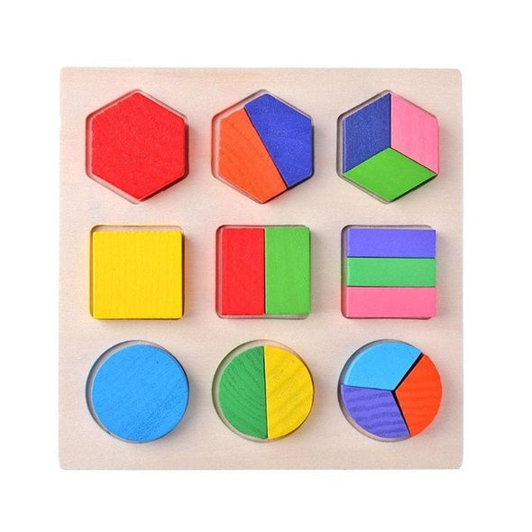 Wooden Geometric Puzzle