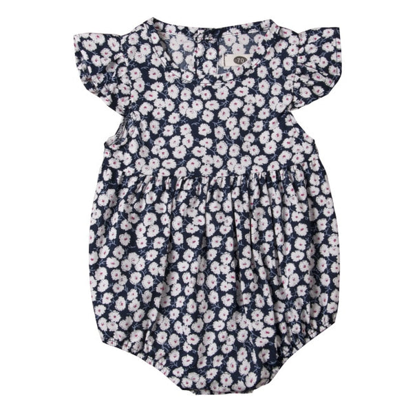 Flower Print Romper