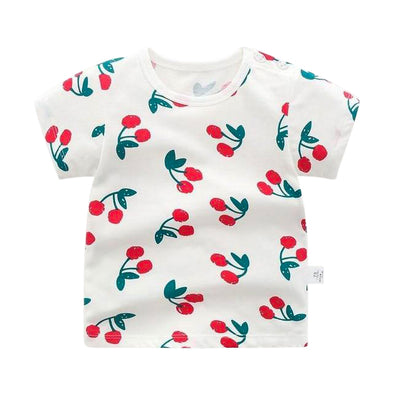 Cherry Print Summer Tee