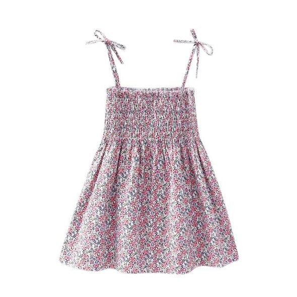 Girl's Cotton Floral Summer Dress