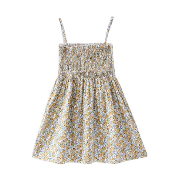 Girl's Cotton Floral Summer Dress