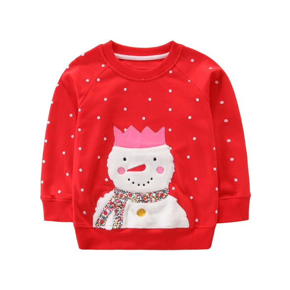 Snowman Design Sweatshirt