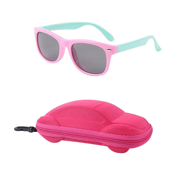 Children's Polarized UV 400 Protected Sunglasses & Case