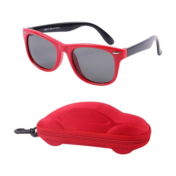 Children's Polarized UV 400 Protected Sunglasses & Case