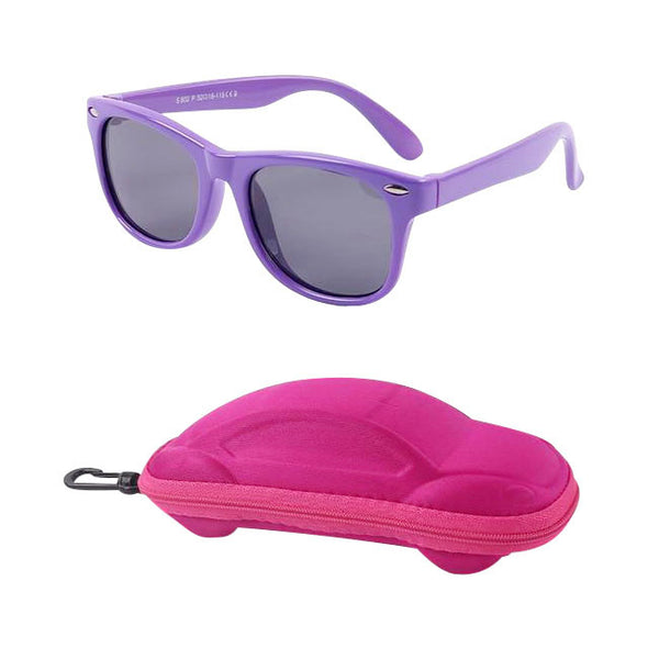 Children's Polarized UV 400 Protected Sunglasses & Case