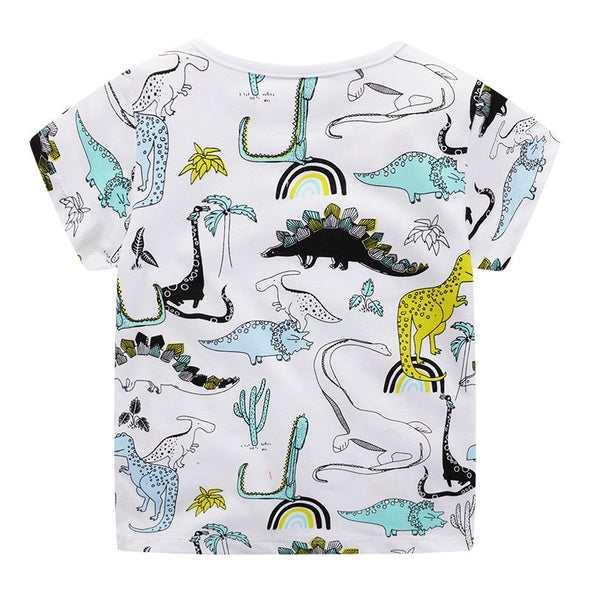 Dinosaur Print Summer Tee