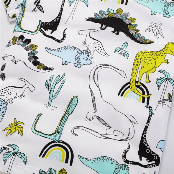 Dinosaur Print Summer Tee