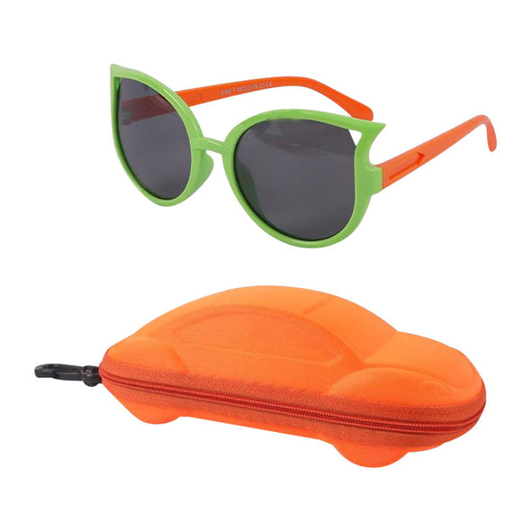 Cat Eye Girls UV 400 Protection Sunglasses & Case