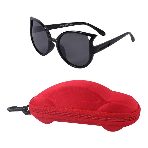 Cat Eye Girls UV 400 Protection Sunglasses & Case