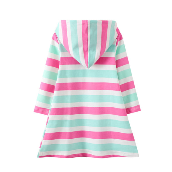 Striped Unicorn Swimming Coverall