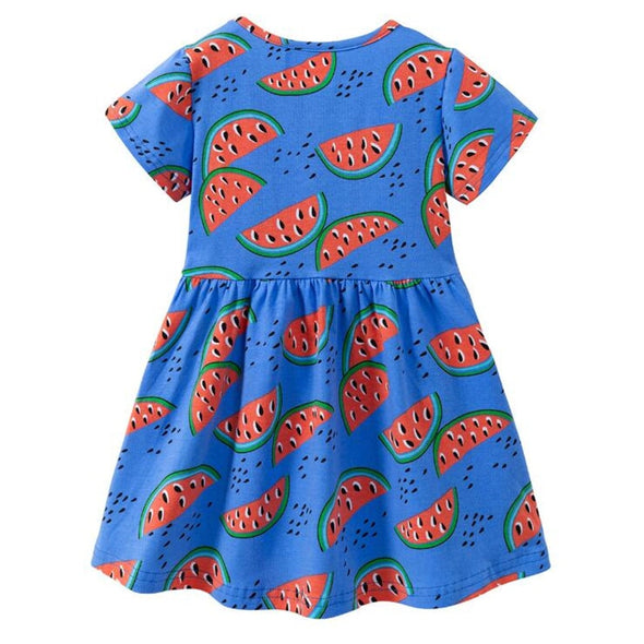 Watermelon Design Short Dress