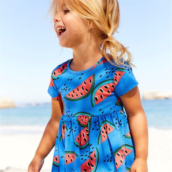 Watermelon Design Short Dress