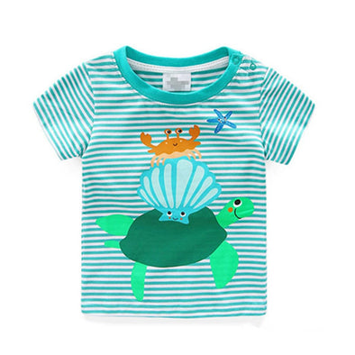 Turtle Print Summer Tee