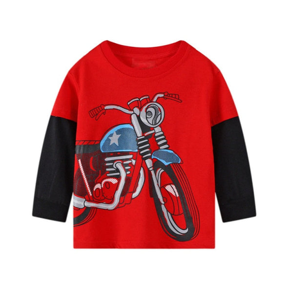 Motor Bike Design Long-sleeve Tee