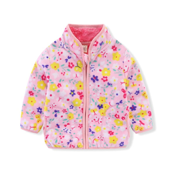 Flower Design Fleece