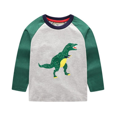 Dinosaur Design Long-sleeve Tee