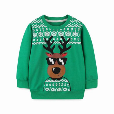 Reindeer Design Sweatshirt