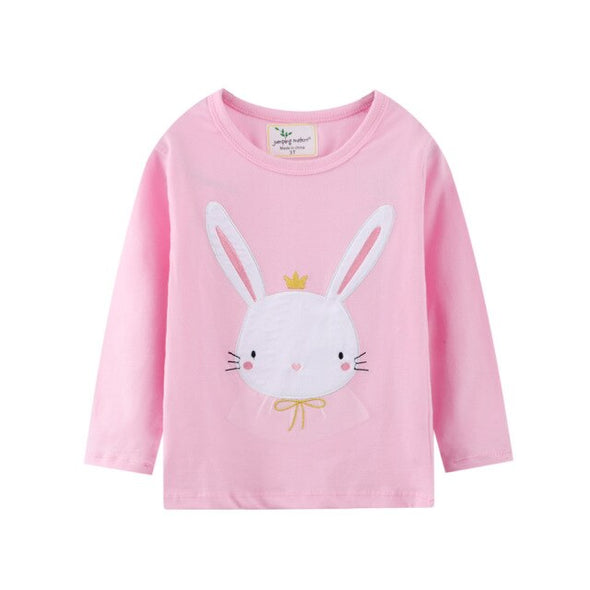 Bunny Rabbit Design Long-sleeve Tee