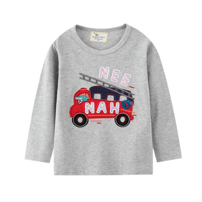 Fire Truck Long-sleeve Tee