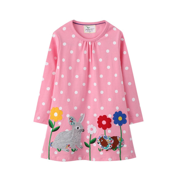 Rabbit Design Long-sleeve Tee & Leggings Set