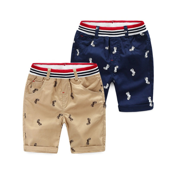 Printed Chino Pull-on Shorts