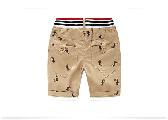 Printed Chino Pull-on Shorts