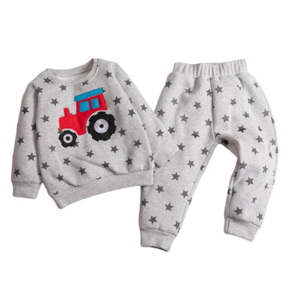 Tractor & Star Design Long Sleeve Tee Set