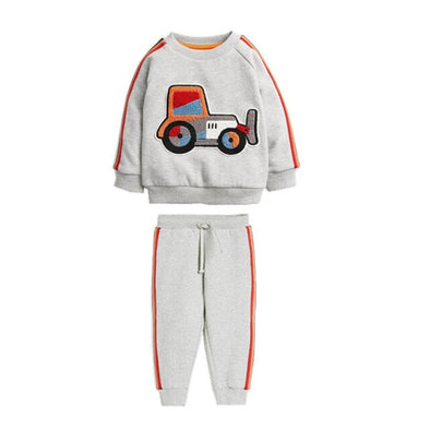 Tractor Design Long Sleeve Tee Set