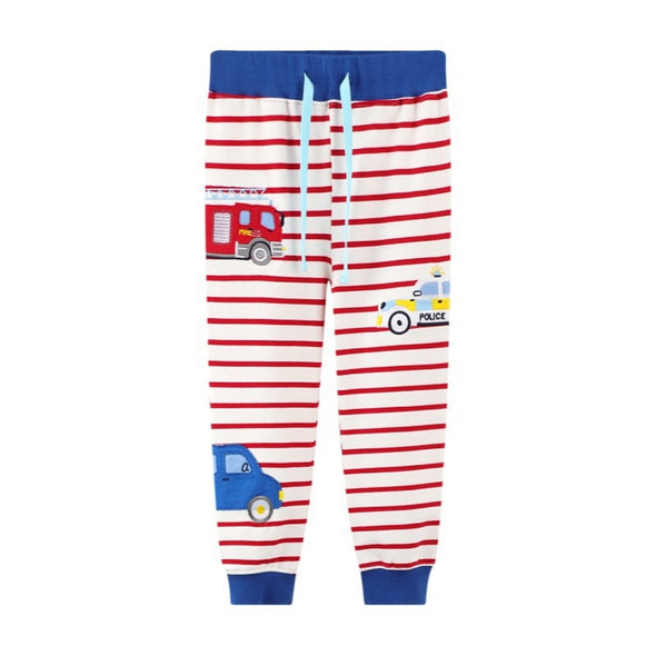 Police & Firetruck Design Sweatpants